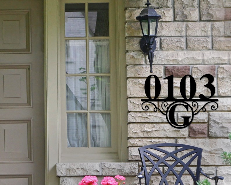 Metal Address Sign Address Sign for House House Address Etsy