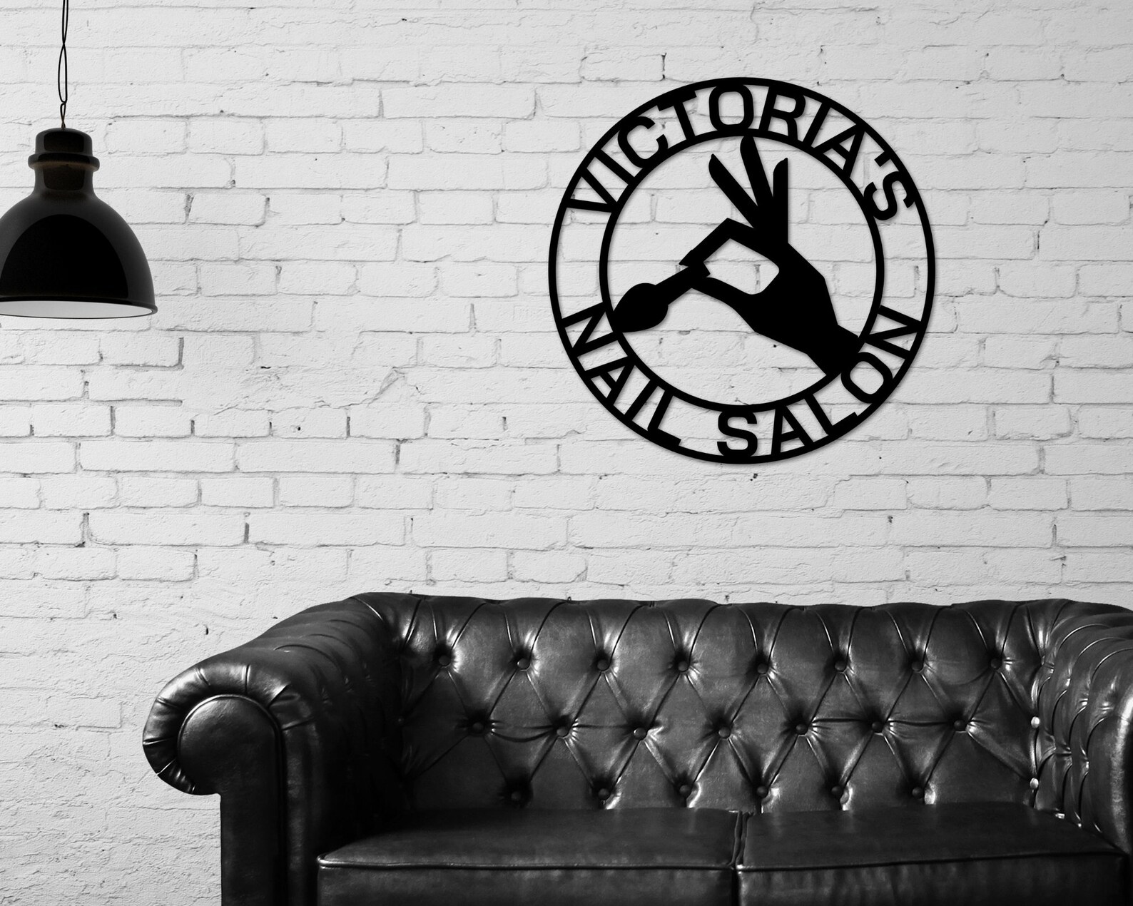 Nail Salon Sign Nail Salon Business Sign Personalized Nail Etsy