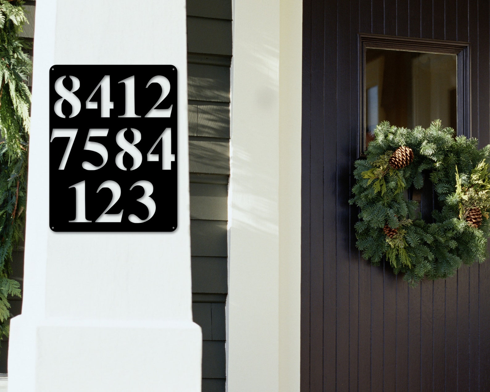 Address Sign Multiple Addresses Address Sign Metal Address Etsy