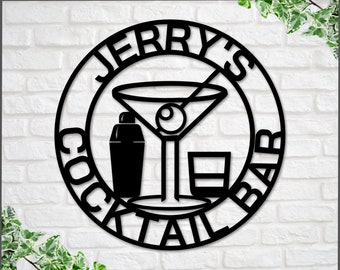 Mothers day gift, Personalized Mothers day Gift, Gift for Mom, Cocktail Bar, Personalized Bar Sign, Bar Signs, Personalized Signs, Bar Decor