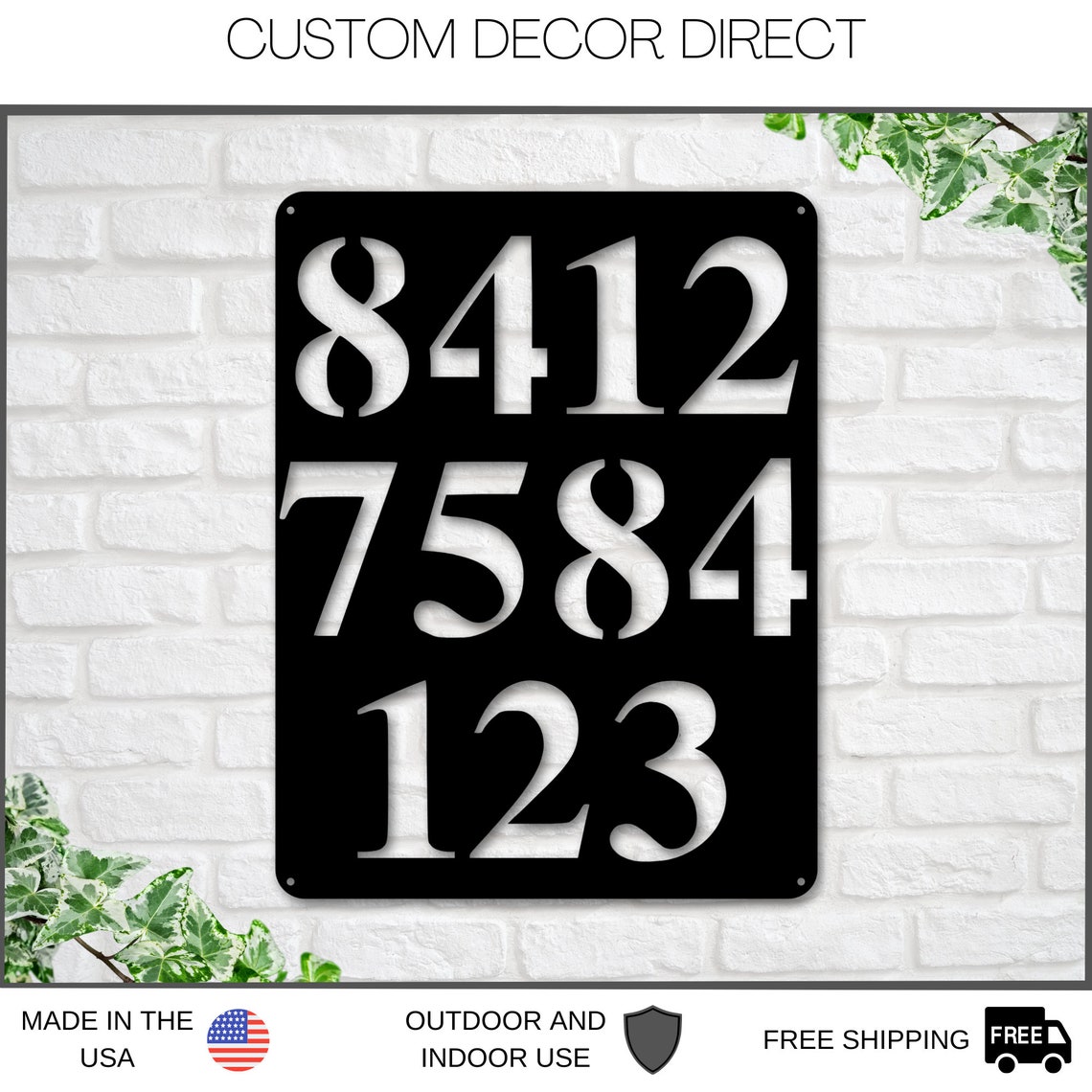 Address Sign Multiple Addresses Address Sign Metal Address Etsy