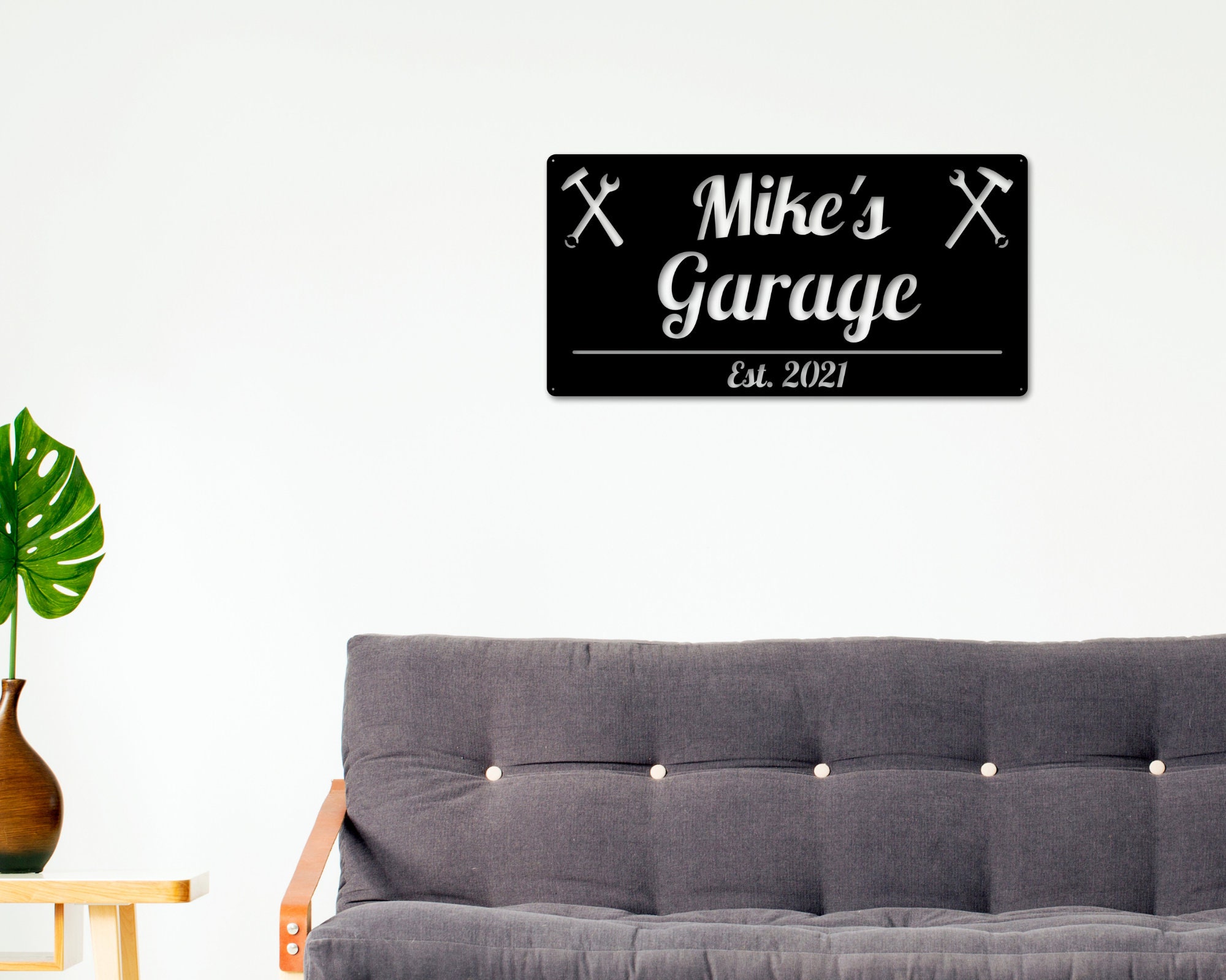 Pop Daddy Signs Fathers Day Personalized Sign, Pop Pop's Workshop Sign, Crescent Wrench ...