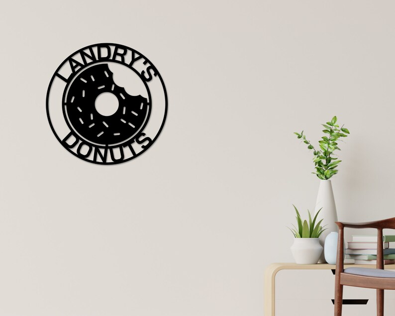 Donut Shop Sign Personalized Donuts Sign Donut Shop Decor Etsy