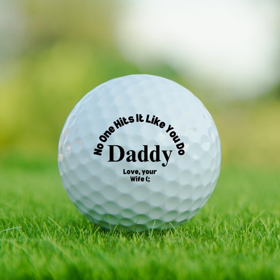Smack Me Hard Daddy Golf Ball, Funny Golf Ball, Best Father's Day