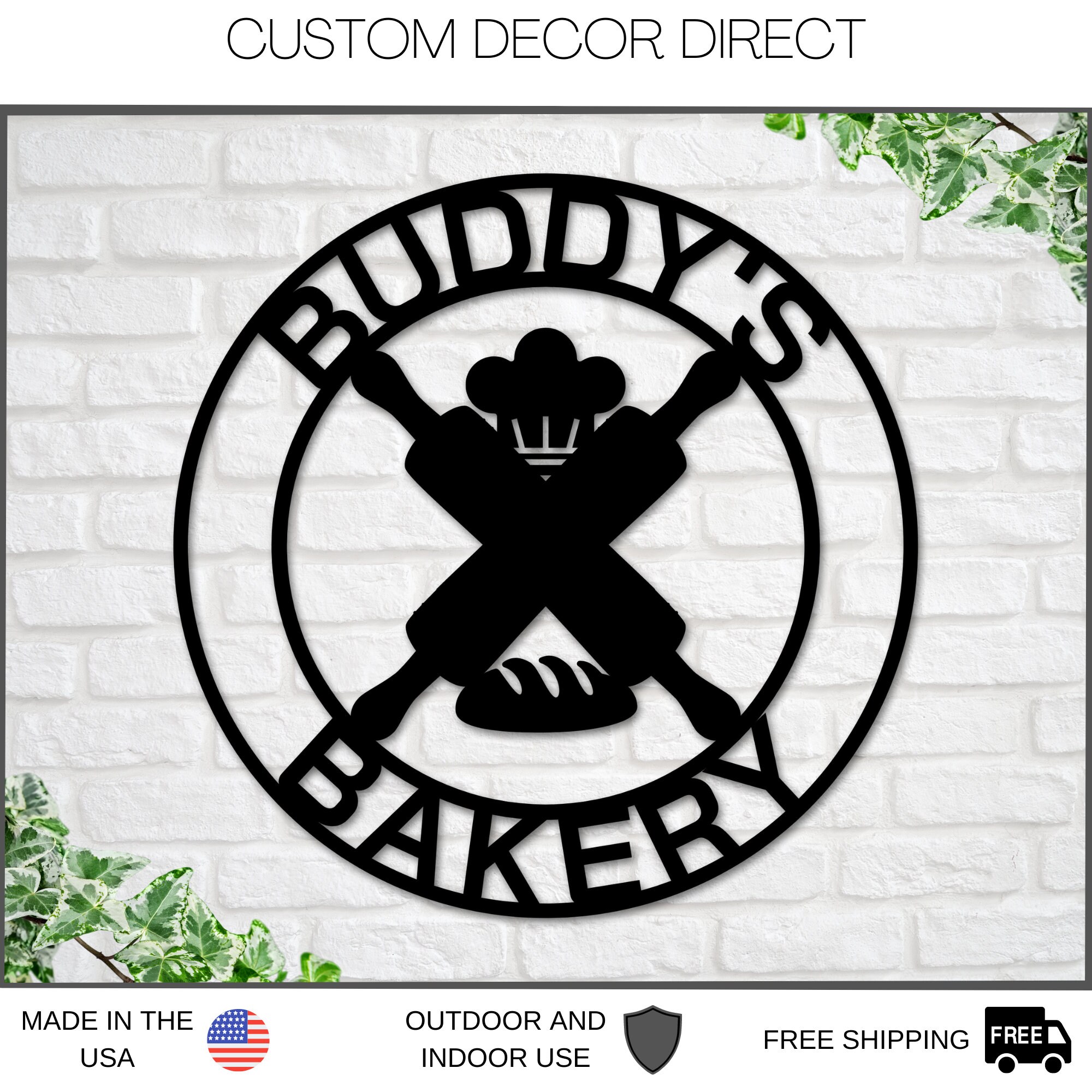 Cake Bakery Sign Cake Shop Sign Personalized Cake Sign Etsy