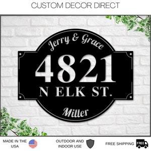 Address Sign, Metal Address Plaque, Metal house numbers, Custom Address Sign, Home Address Sign, Address Number, Bestseller