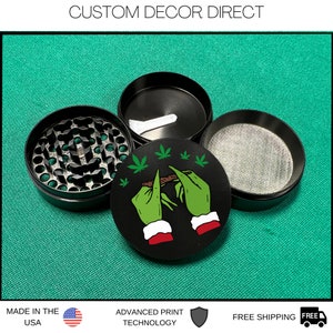 Custom Metal Grinders - 4 Piece 50mm - Cannabis Promotions