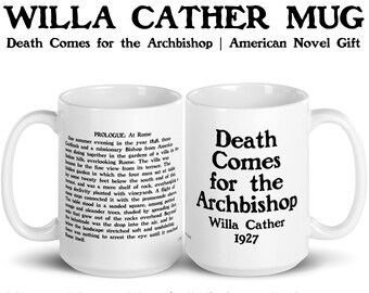 Death Comes for the Archbishop Mug, Willa Cather Gift