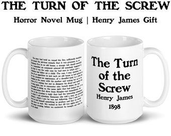 The Turn of the Screw Mug, Henry James Gift, Horror Novel Mug, Ghost Fiction, Gothic Literature Gift, Book Lover Mug, Halloween Party Favor
