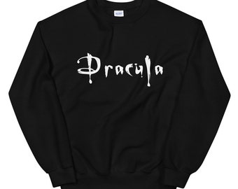 Dracula Sweatshirt, Vampire Sweatshirt, Dracula Gift, Dracula Sweater, Bram Stoker Sweatshirt, Horror Novel Fan Gift, Boek Halloween Shirt