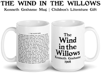 The Wind in the Willows Mug, Kenneth Grahame Gift, British Literary Gift, Children's Librarian Gift, Literature Teacher Gift, Nostalgic Mug