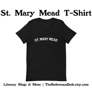 St. Mary Mead T-shirt, Agatha Christie Shirt, Miss Marple Gift, Book Nerd Gift, Book Lover Apparel, Mystery Reader Fan Shirt, Bookish Gift