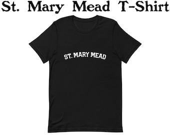 St. Mary Mead T-shirt, Agatha Christie Shirt, Miss Marple Geschenk, Buchliebhaber Geschenk, Buchliebhaber Geschenk, Mystery Reader Fan Shirt