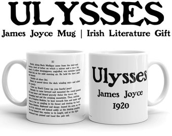 Ulysses Mug, James Joyce Gift, Irish Literature Gift, Professor Thank You Gift, Classic Book Reader Mug, Birthday Literary Gift, Book Quote