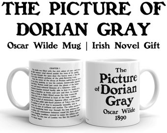 The Picture of Dorian Gray Mug, Oscar Wilde Gift, Irish Literature, Professor Thank You Gift, Book Reader Mug, Birthday Literary Quote Gift
