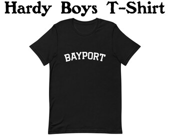 Bayport T-Shirt, Hardy Boys Shirt, Hardy Boys Gift, Book Nerd Gift, Book Lover Apparel, Mystery Fan Shirt, Detective Reader Gift, Frank Joe