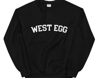 West Egg Sweatshirt, Geschenkidee für Great Gatsby-Fans