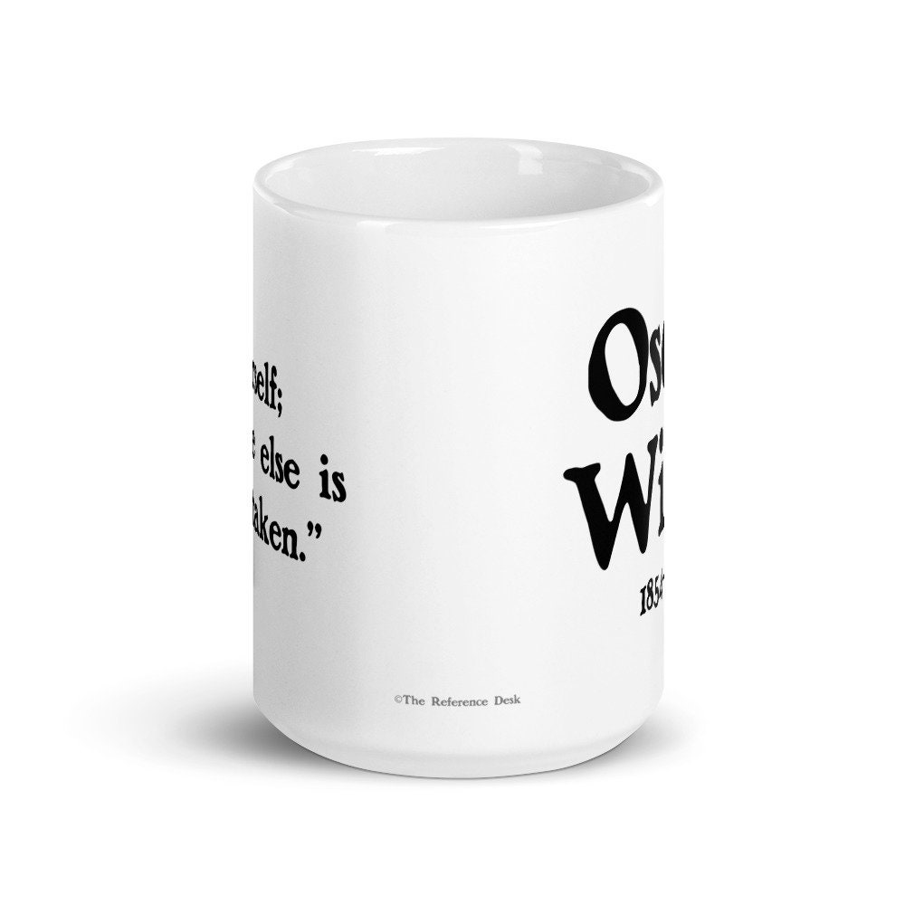 Oscar Wilde Quote Mug Wilde Gift Be Yourself Mug Birthday - Etsy