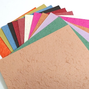 22 Sheets Assorted Collage Paper,texture Canvas Paper,mulberry