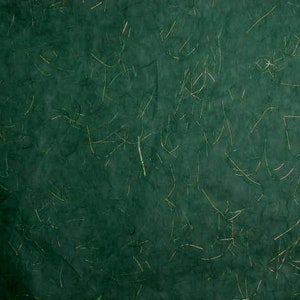 Paquet de 10 grandes feuilles de papier de soie, fil doré, vert forêt MGT-50 (24 x 35 po.), emballage cadeau, papier naturel, papier respectueux de l'environnement