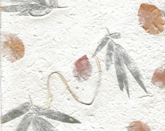 Wit handgemaakt moerbeipapier, per vel verkocht - HM016 - decoratief papier; milieuvriendelijk; rommeltijdschriften; kaarten maken ivoor eierschaal 8,5 x 11 inch