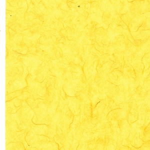 Paquet de 10 - Grandes feuilles de papier de soie UNRYU - Emballage cadeau jaune (24 x 35 po.), papier naturel, papier respectueux de l'environnement
