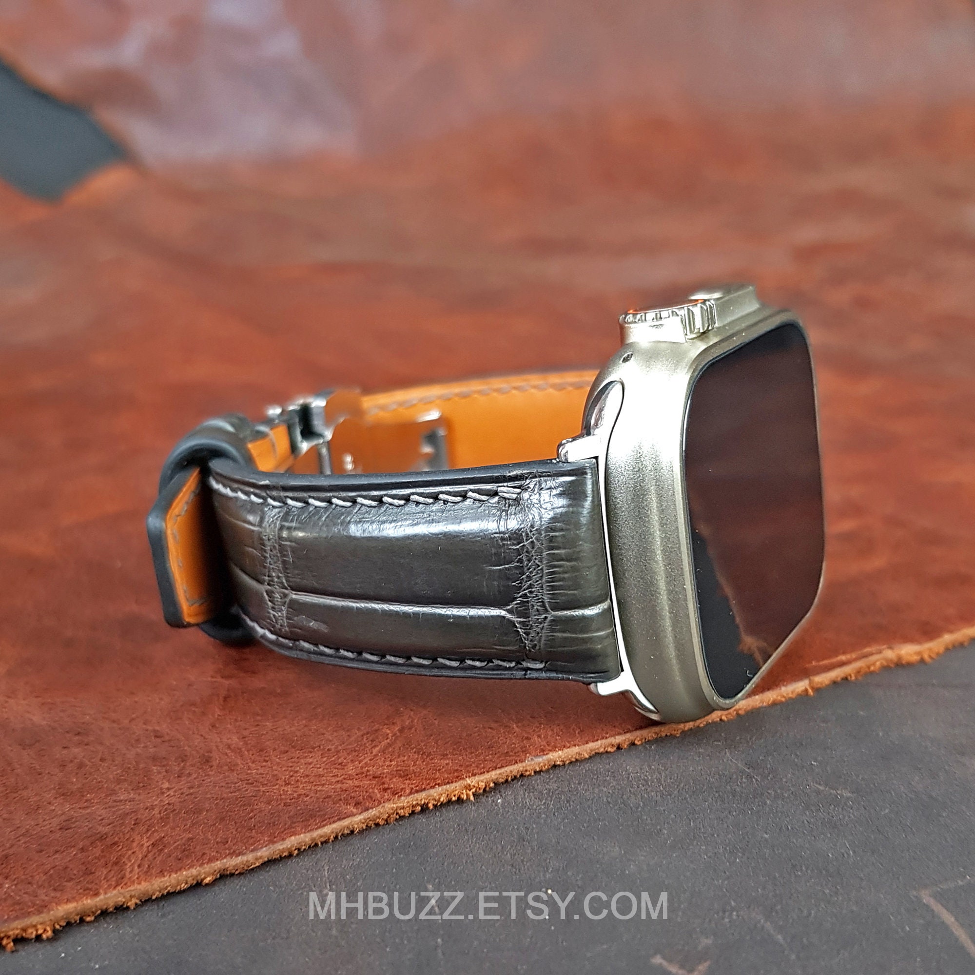 Upcycled LV Apple Watch Band from Keep It Gypsy - ShopperBoard