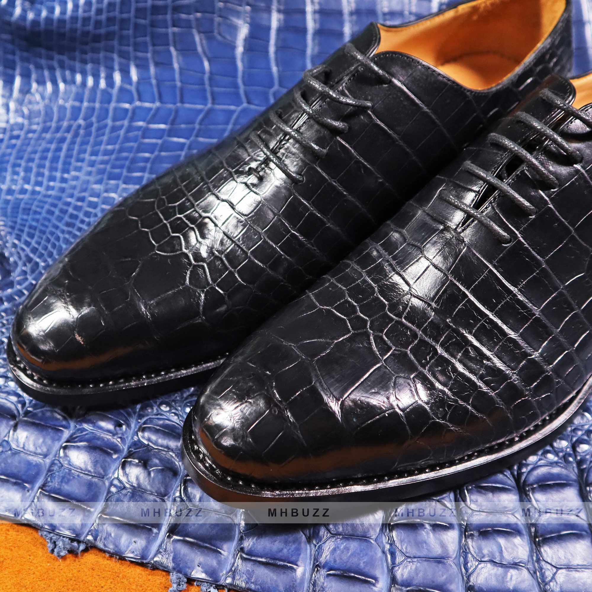 Black Alligator Mens Oxford Shoes Custom Mens Dress Shoes - Etsy