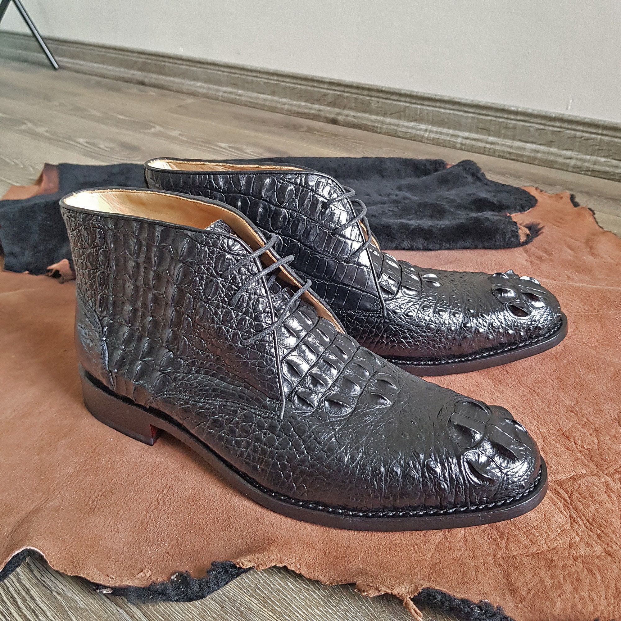 Real alligator deals boots