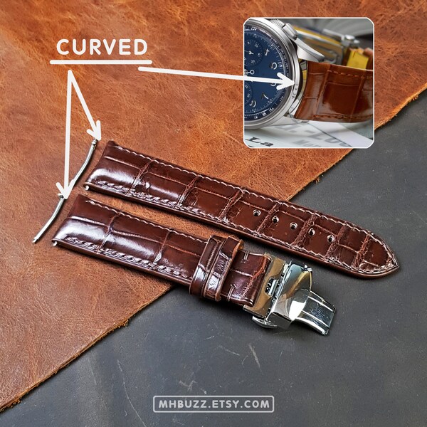 Curved Spring Bars Watch Etsy