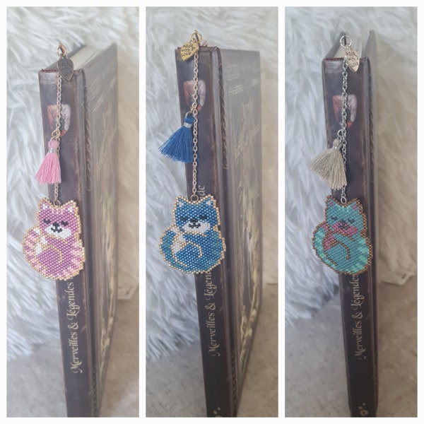 Metal bookmark, bookmark, bookmark, metal bookmark, book jewel, cat bookmark, reader gift, gift, handmade