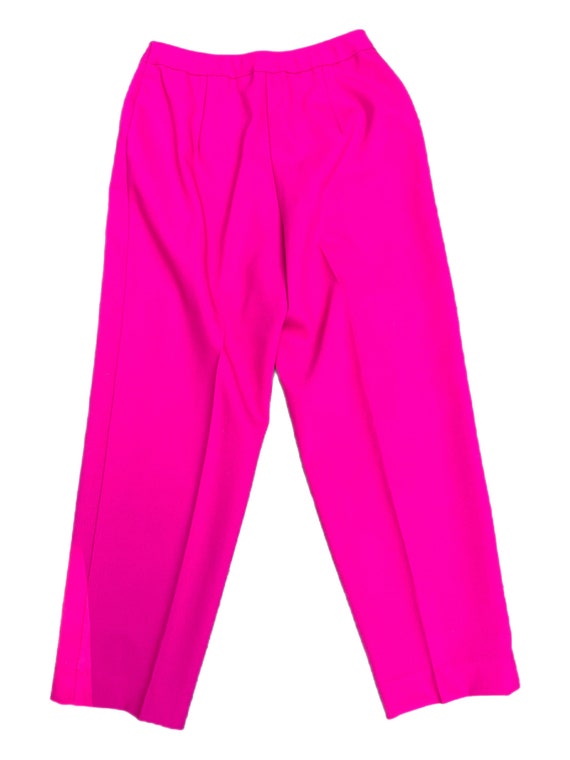 80s Bend Over Polyester Pants/Neon/Pink/1980s - Gem