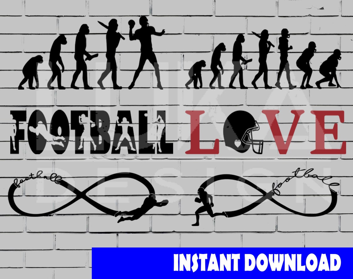 Football SVG Bundle / Funny football SVG / Cut File / Cricut / Etsy