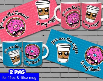 Valentines Day Mug Template, Love Sublimate Mug Design, Best Friends Mug Design, Sublimate Template, 11oz and 15oz mug png, Instant Download
