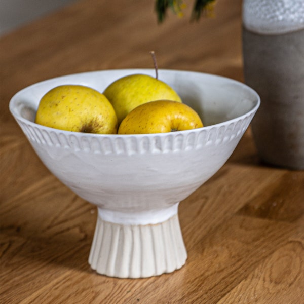 Coupe à fruits en céramique