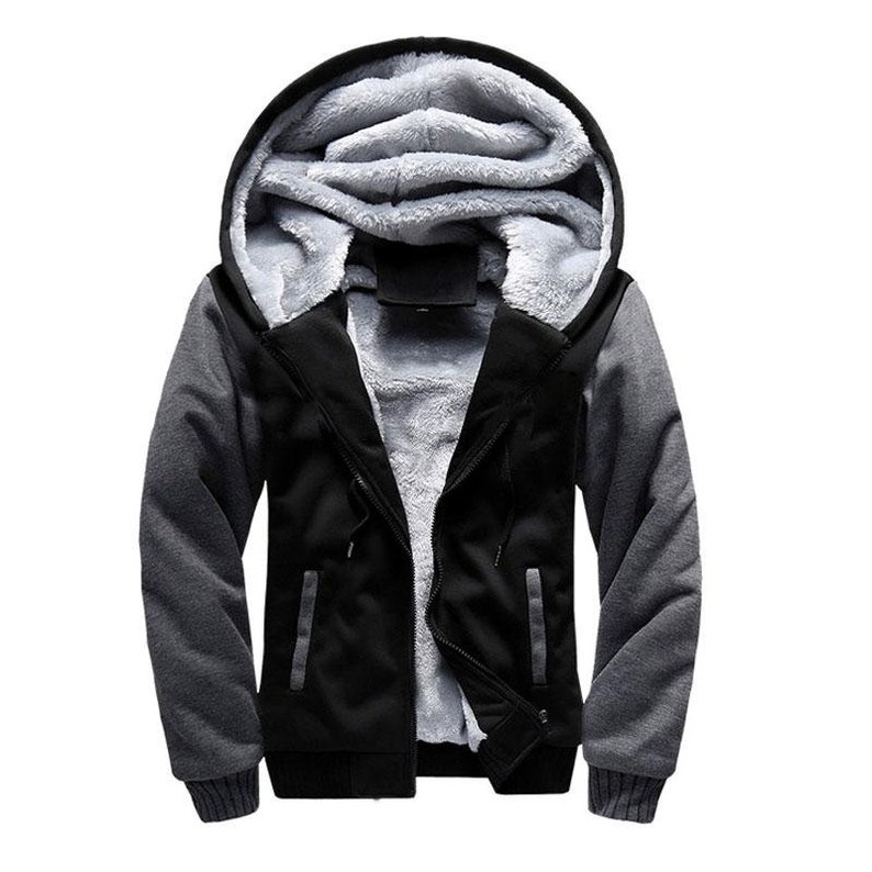 Hoodie Long Sleeve Zipper Autumn Jacket Sweatshirt