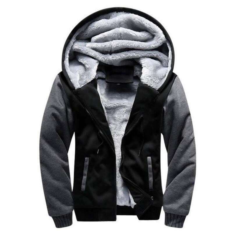 Hoodie Long Sleeve Zipper Autumn Jacket Sweatshirt
