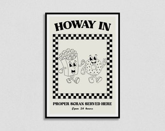 Howay In Geordie Print