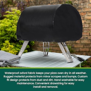 Protective Waterproof Leatherette Cover for Gozney Roccbox Pizza Ovens