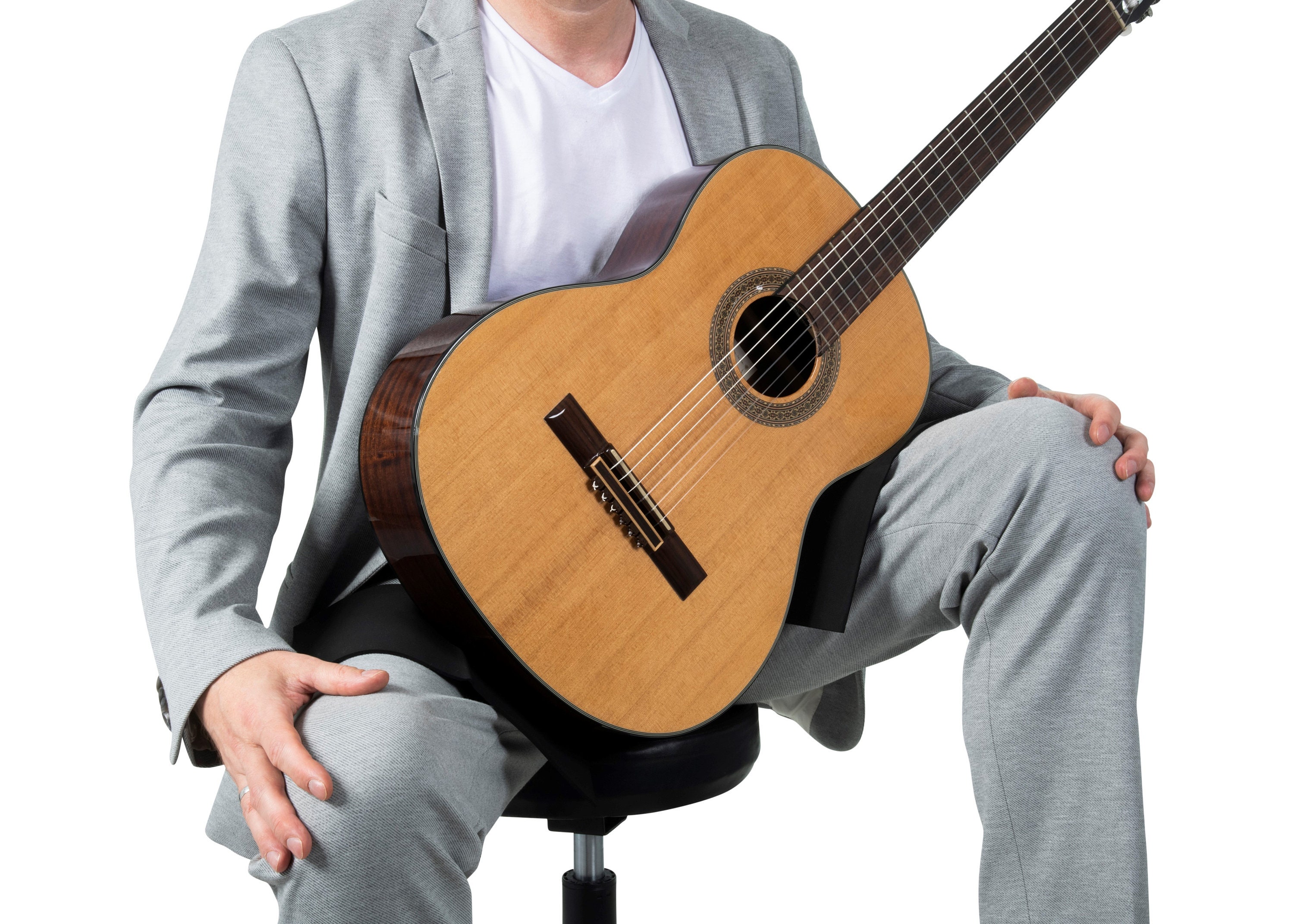 Fascia Antiscivolo ALBA GUITAR GRASP - Neoprene, Per Chitarre Classiche/Acustiche, Taglia L - Foto 4