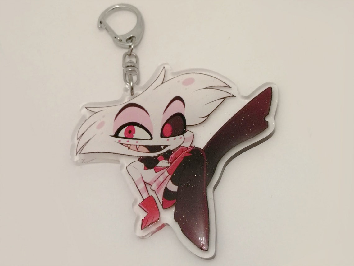 Hazbin Hotel: Alastor & Angel Dust / Acrylic Charm | Etsy