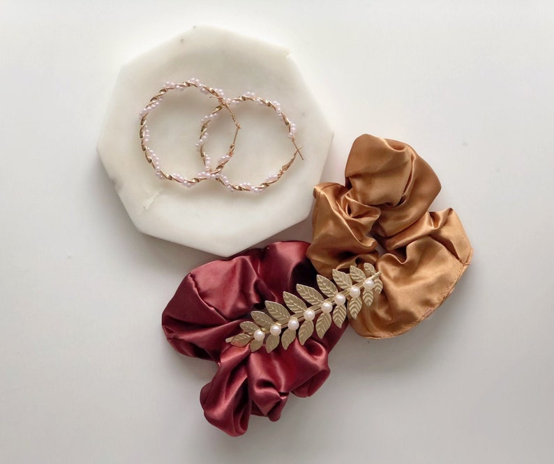 Pearl Gold Hoop Earrings Mothers Day gift for her