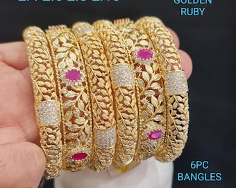 CZ Bangles Gold Ruby Bangles Indian Bangles Pakistani Bridal Indian Jewelry Silver Diamond Baguette Crystal Bangles Rose Gold Bangles Etsy Canada
