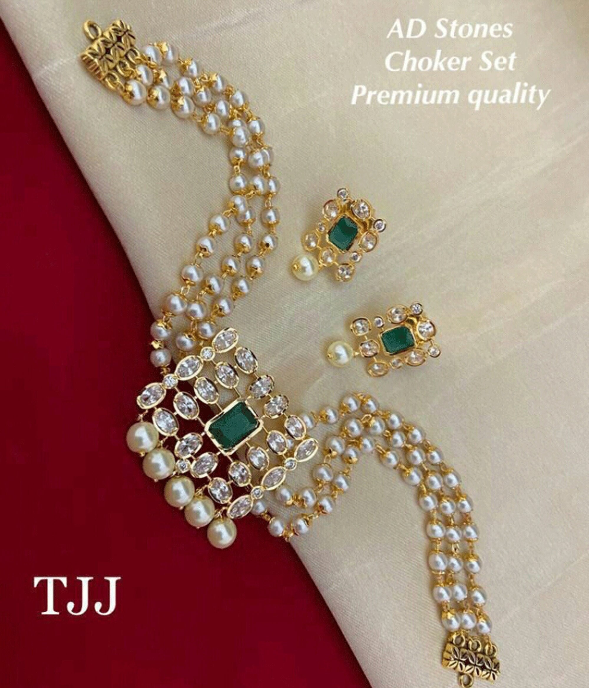 Indian Traditional Jewelry/ Pearl 