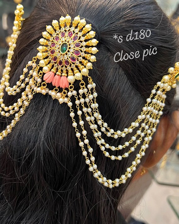 Black on sale hair jewelry