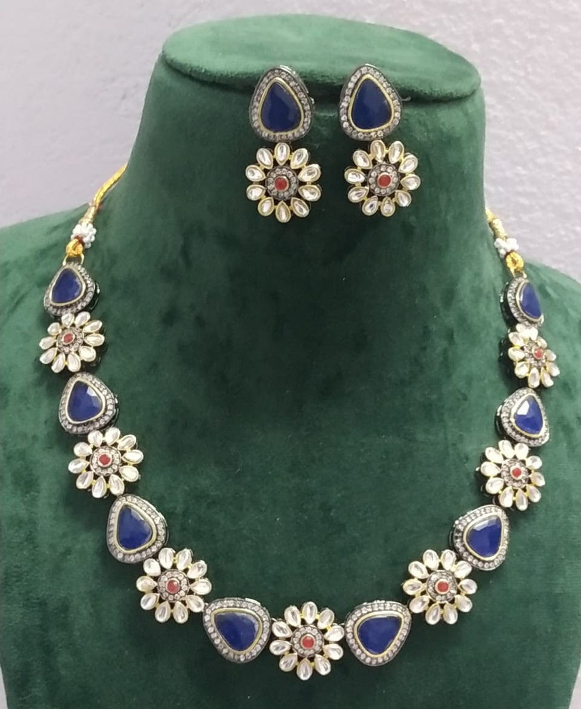 Kundan Jewelry/ Indian Bridal Jewelry Set/ Wedding Jewelry/ - Etsy