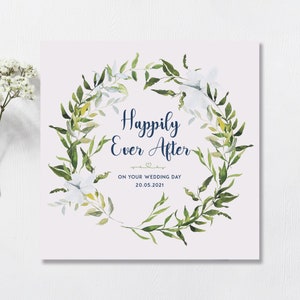 Carte de mariage, Carte de mariage personnalisée, Carte de mariage marié marié, carte de mariage pour le couple heureux, carte de mariage pastel