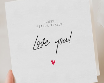 Birthday Card, Valentines wife, Anniversary card, Card for Girlfriend, BOYFRIEND, husband, Valentine Card for her, Card for Him