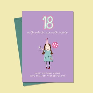 Biglietto per il 18° compleanno Ragazza, Biglietto per il 18° compleanno Gin, Biglietto per il 18° compleanno per lei, Biglietto di compleanno per migliore amica, Biglietto Bestie