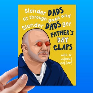 Lustige Vatertagskarte, Bob Mortimer, Vatertagskarte, Vatertagskarten von Kindern, für Vati, Lied der letzten lachenden
